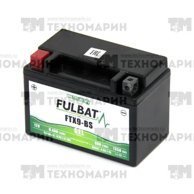 FULBAT Аккумулятор гелевый  (YTX9-BS)