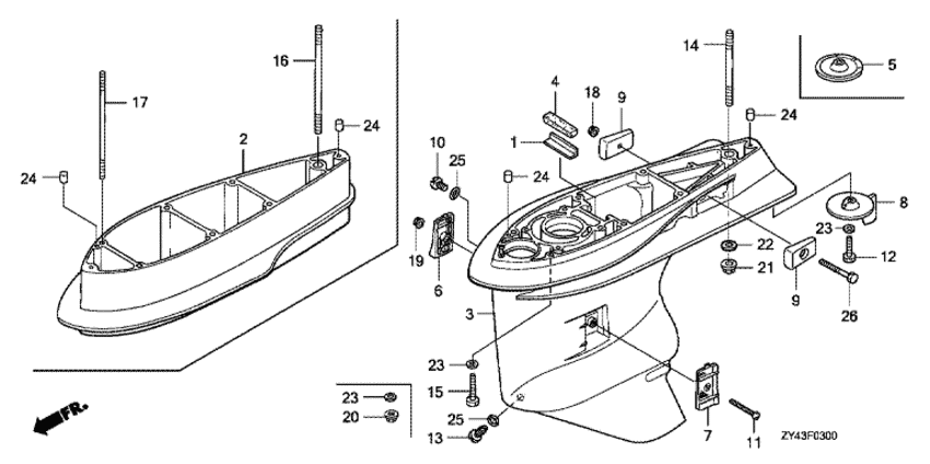 Корпус редуктора