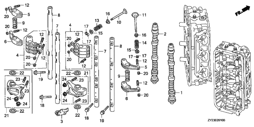 Распределительный вал/rocker arm