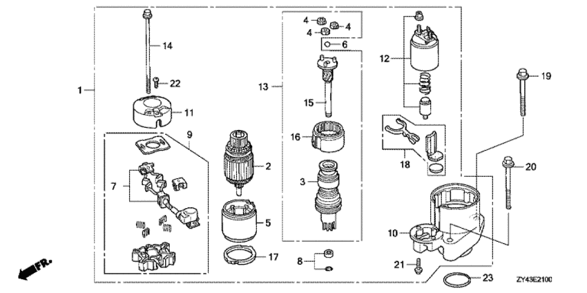 Стартер электрический