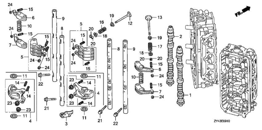 Распределительный вал/rocker arm