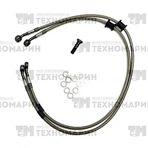 Комплект передних тормозных шлангов (2 шт) Honda/Yamaha MCH469V2