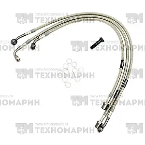 Комплект передних тормозных шлангов (3 шт) Honda MCH863V3
