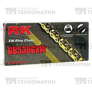 Цепь для мотоцикла до 1200 см³ (бухта) (золотая, с сальниками XW-RING) GB525GXW-1920