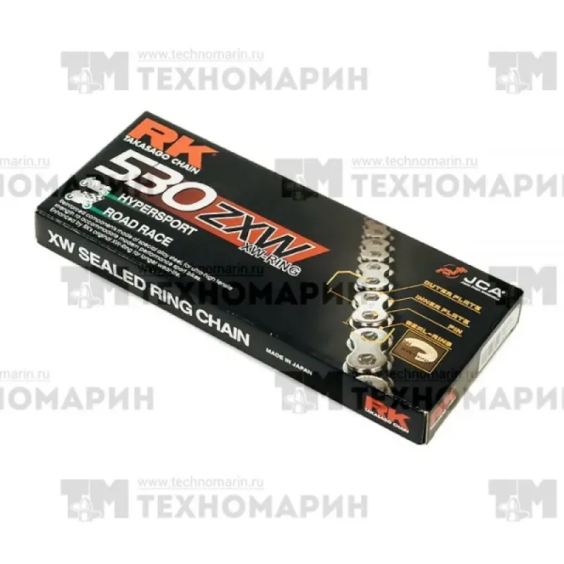 RK Chains Цепь для мотоцикла до 1400 см³ (с сальниками XW-RING)