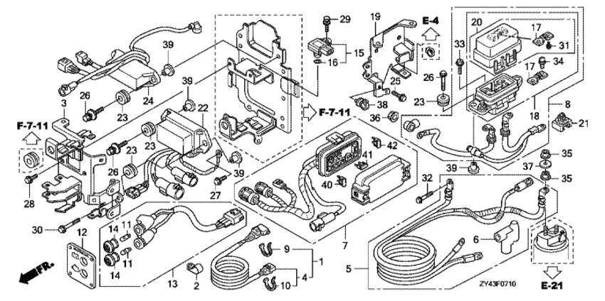 Стартер трос