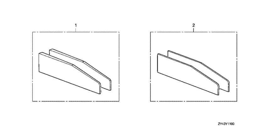 Trim adjust пластина set