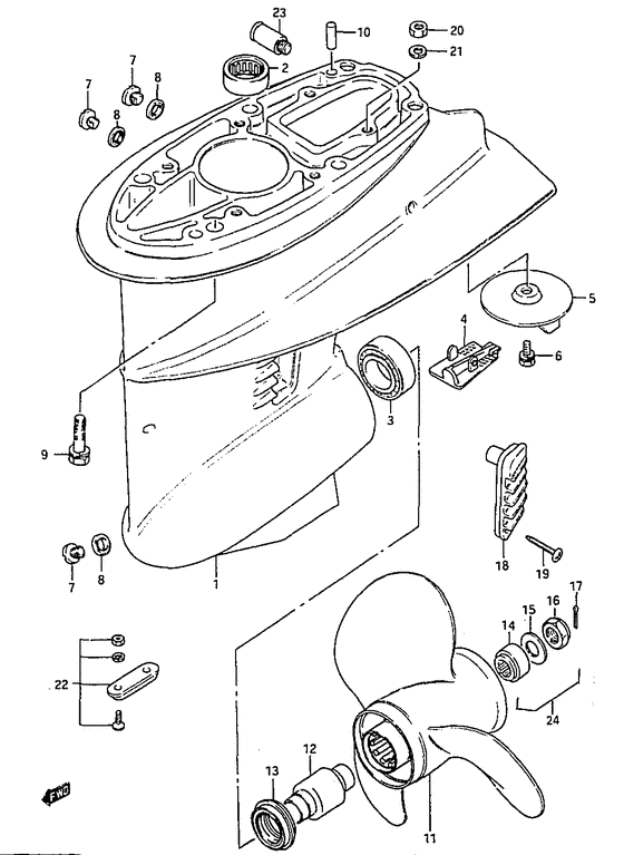 Корпус редуктора