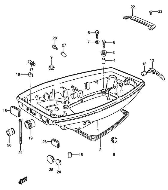 Нижний щиток