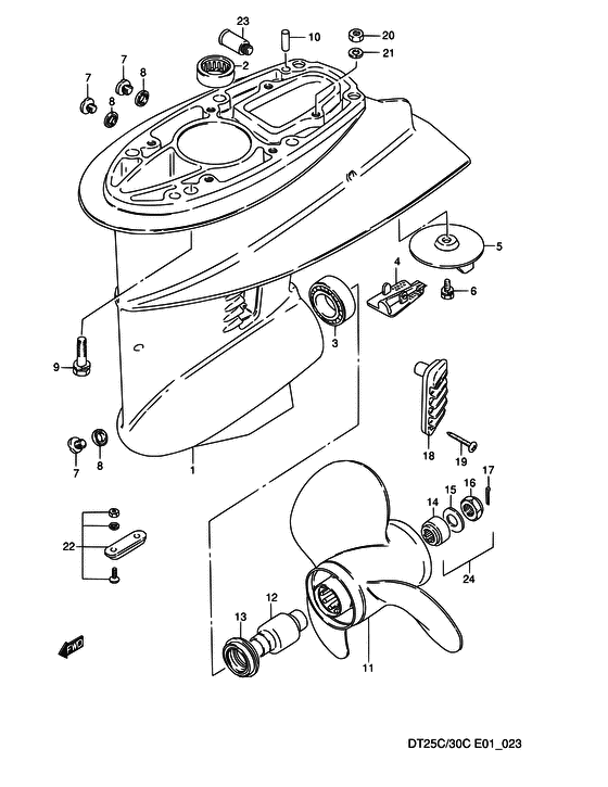 Корпус редуктора