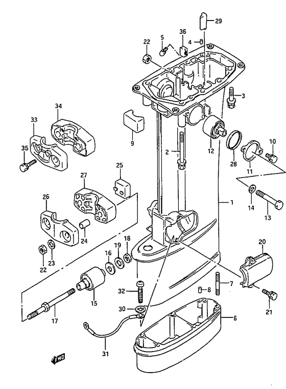 Кожух приводного вала