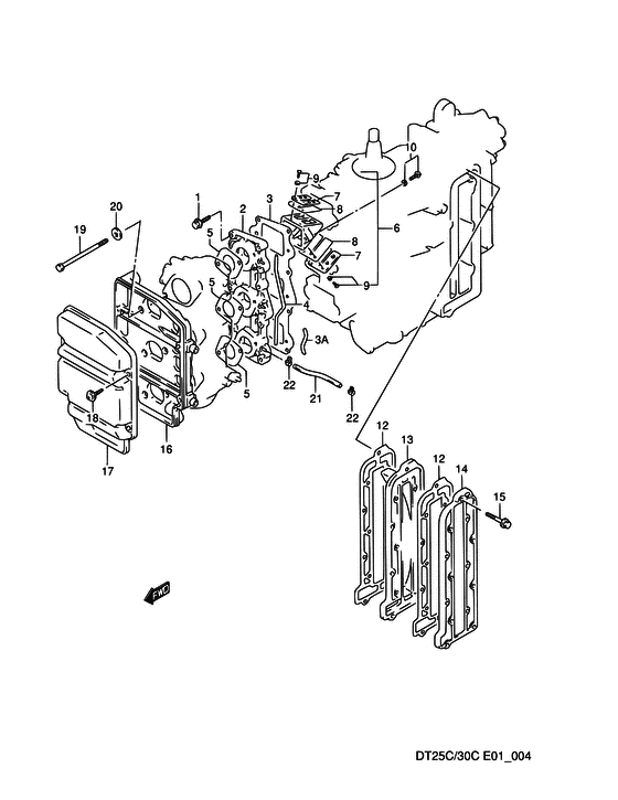 Кожух впускного коллектора