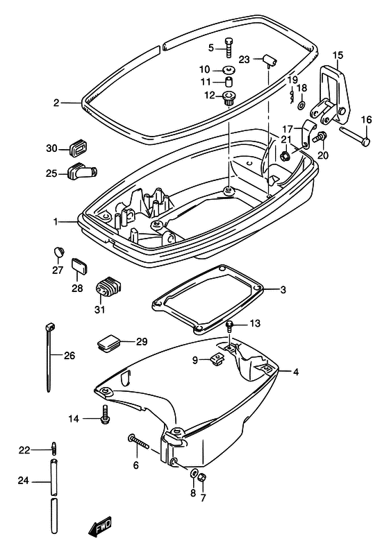 Нижняя крышка