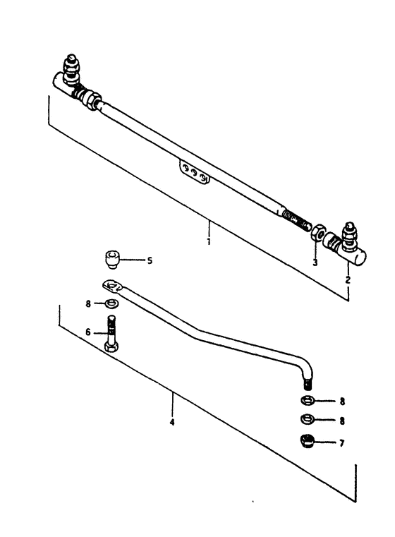 Tie rod и drag тяга (опция;)