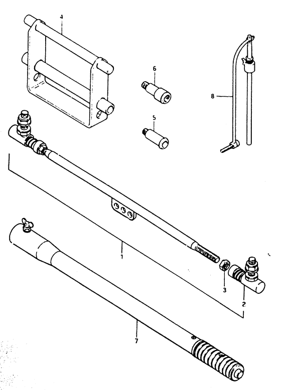 Tie rod тяга spindle zincated yello (опция;)