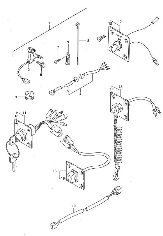 Panel switch (опция; модель: 95~99)