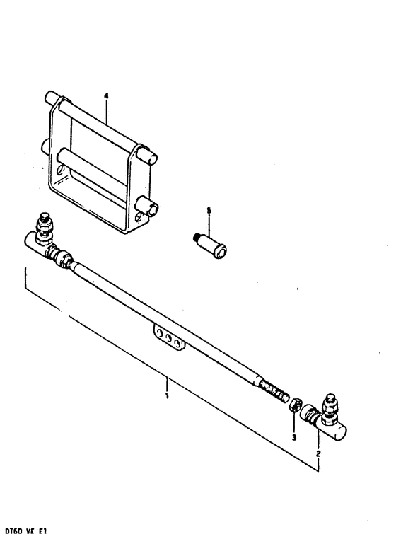 Tie rod тяга spindle zincated yello (опция;)