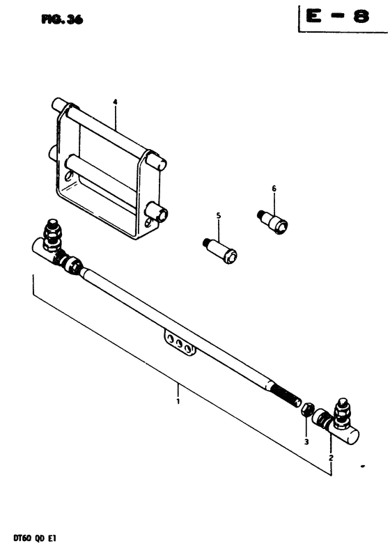 Tie rod тяга spindle zincated yello (опция;)
