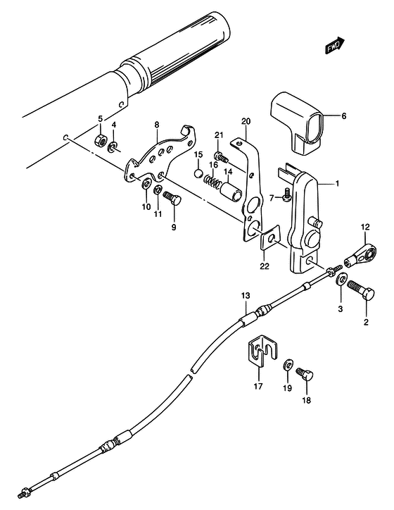 Рычаг сцепления