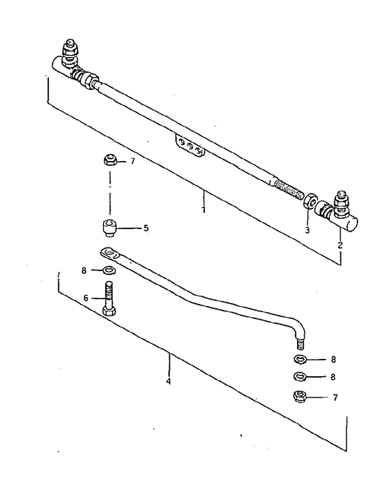 Tie rod тяга spindle zincated yello (опция;)