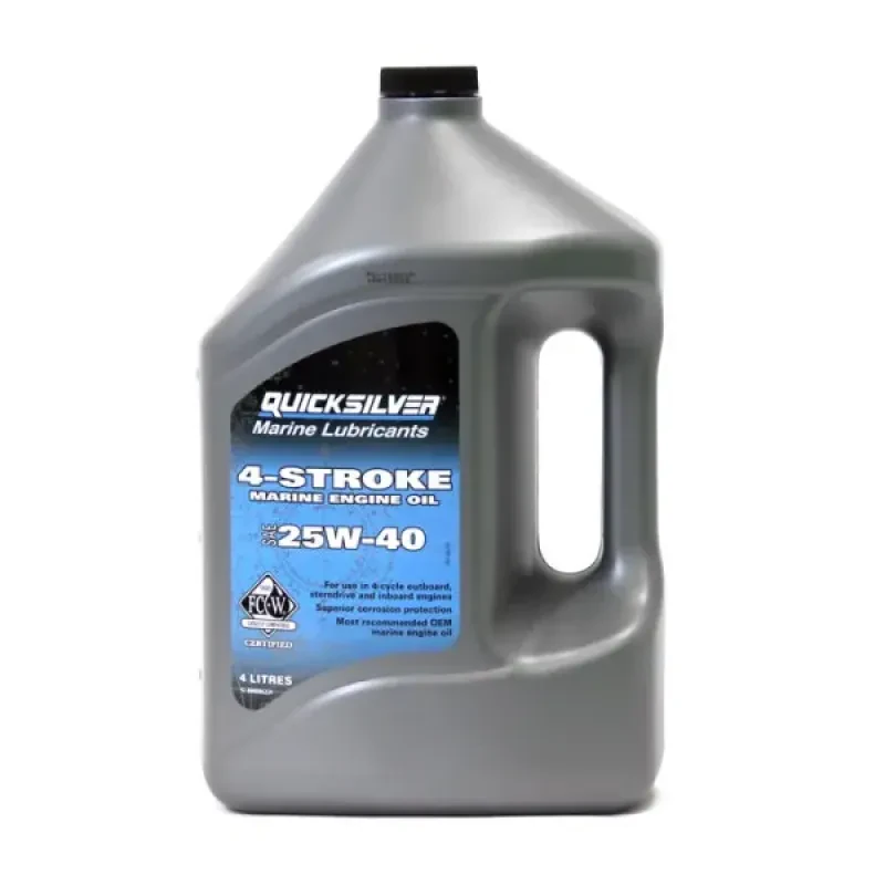 Quicksilver Масло 4х такт для стационаров 25W40 (4л)