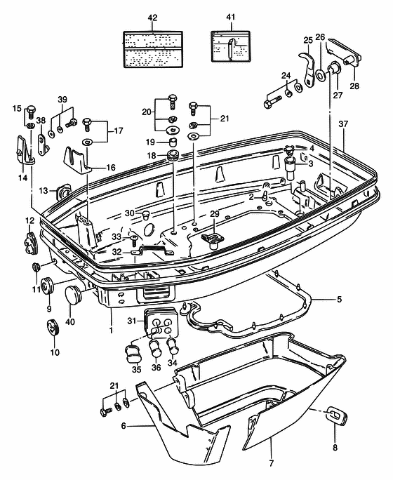 Нижняя крышка