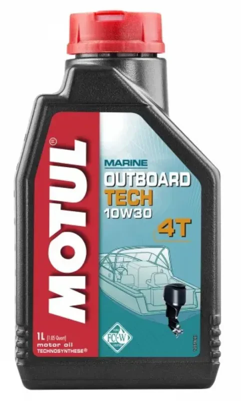 Масло 4-хтактное Motul OUTBOARD TECH 4T 10W-30 1 ЛИТР