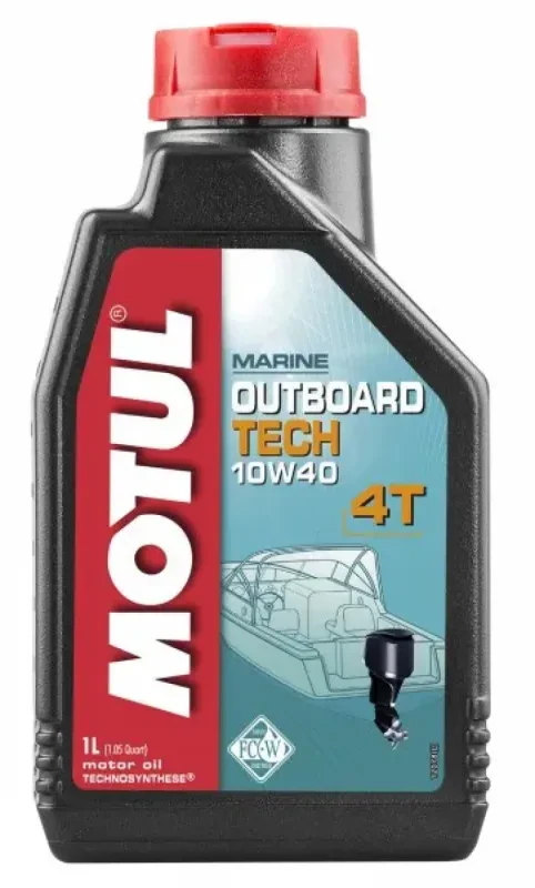 Масло 4-хтактное Motul OUTBOARD TECH 4T 10W-40 1 ЛИТР