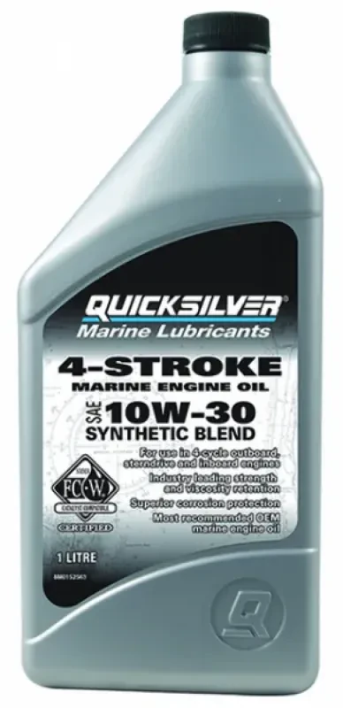 Quicksilver Масло 4-х тактное синтетическое 10W30 (1л)