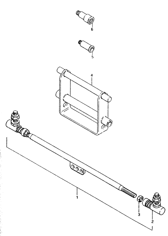 Tie rod тяга spindle zincated yello