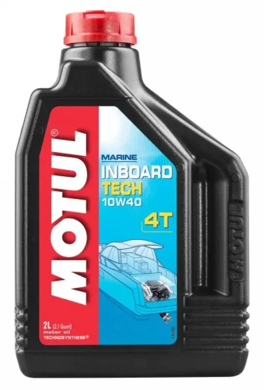 Масло 4-хтактное Motul INBOARD TECH 4T 10W-40 2 ЛИТРА