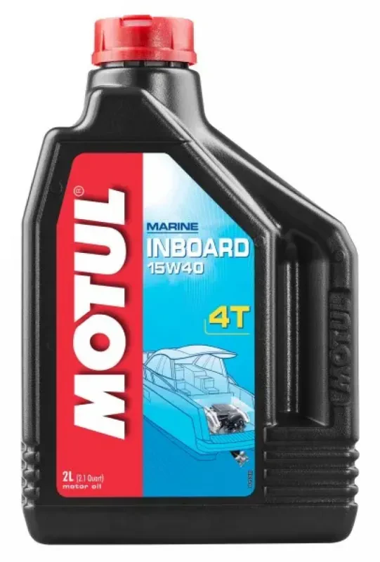 Масло 4-хтактное Motul INBOARD 4T 15W-40 2 ЛИТРА