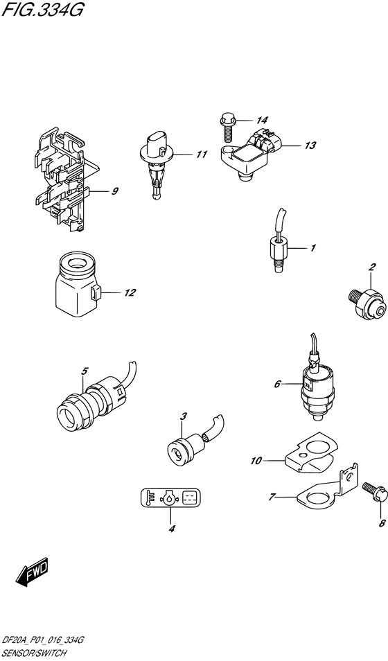 Sensor/switch ((DF15ATH P01))