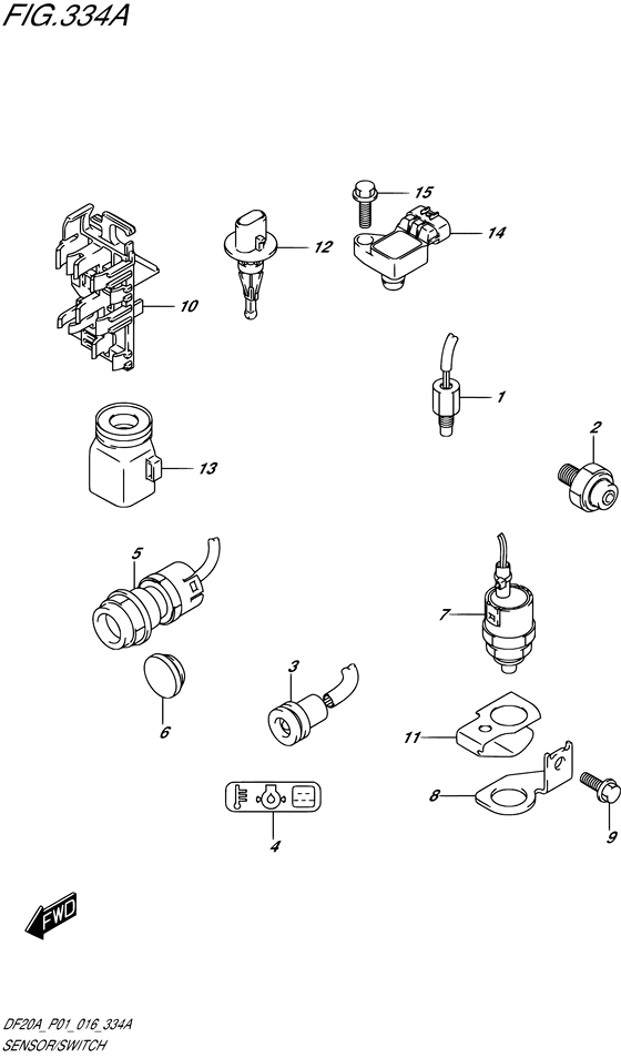 Sensor/switch ((DF9.9B P01))