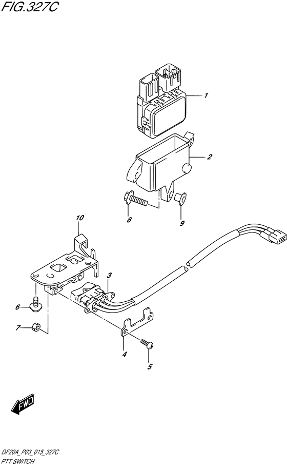 Ptt switch ((DF15ATH P03))