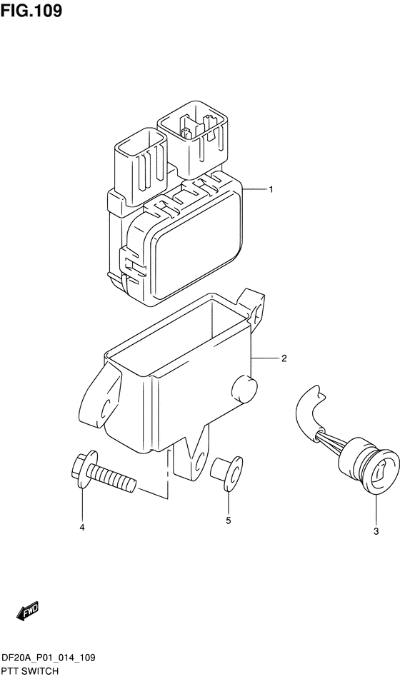 Ptt switch ((DF9.9BT P01))
