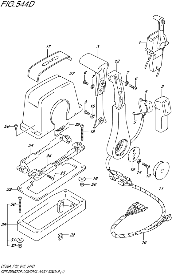 "опция: узел дистанционного управления