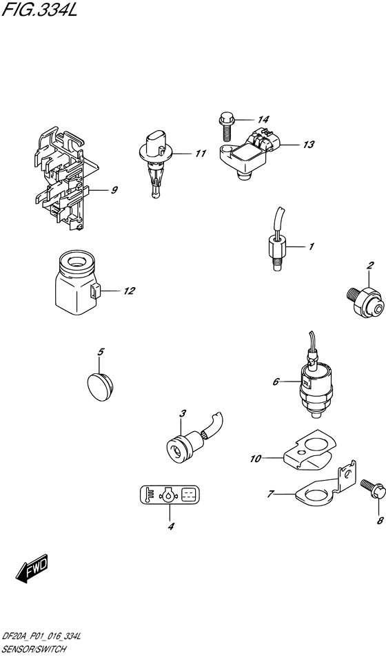Sensor/switch ((DF20AT P01))