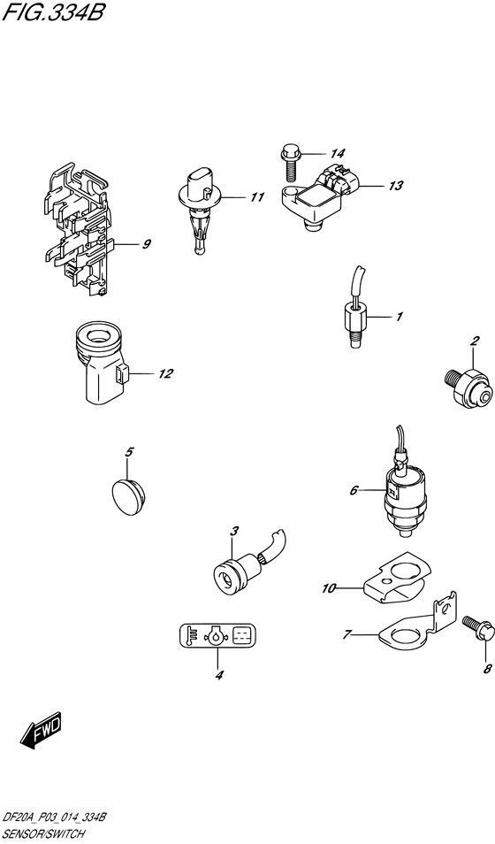 Sensor/switch ((DF9.9BR P03))