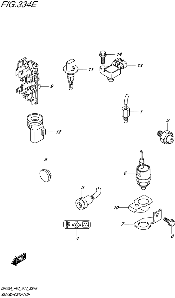 Sensor/switch ((DF15AR P01))