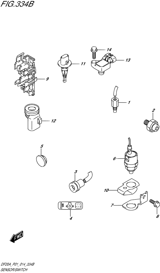 Sensor/switch ((DF9.9BR P01))