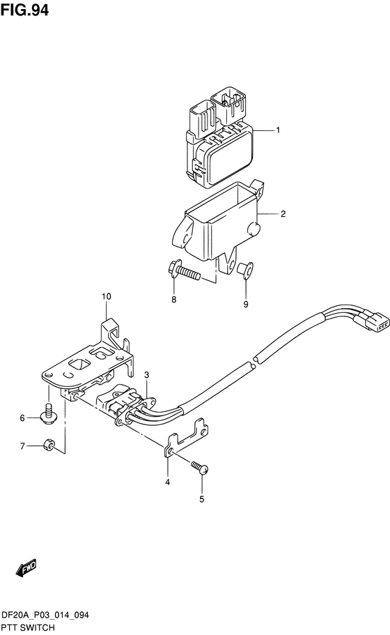 Ptt switch ((DF20ATH P03))