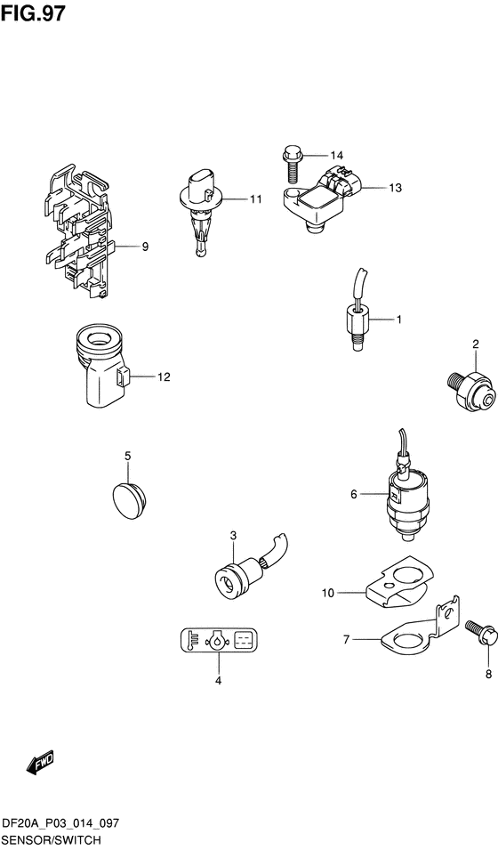 Sensor/switch ((DF9.9BT P03))