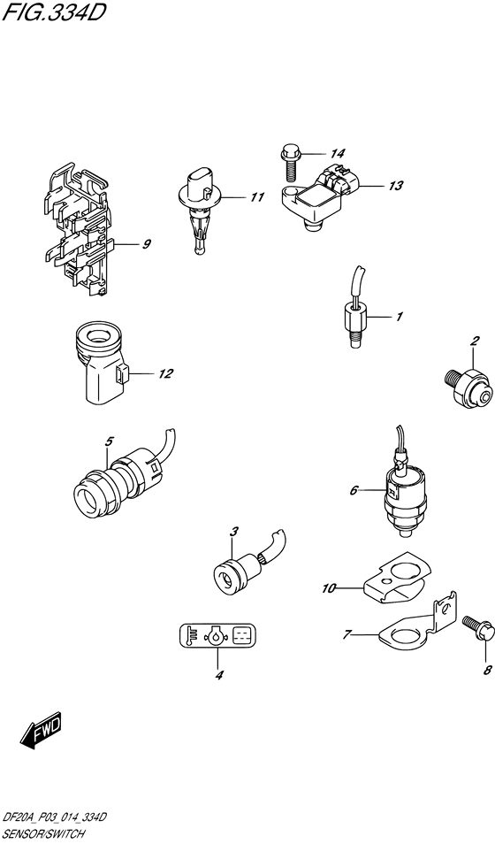 Sensor/switch ((DF9.9BTH P03))