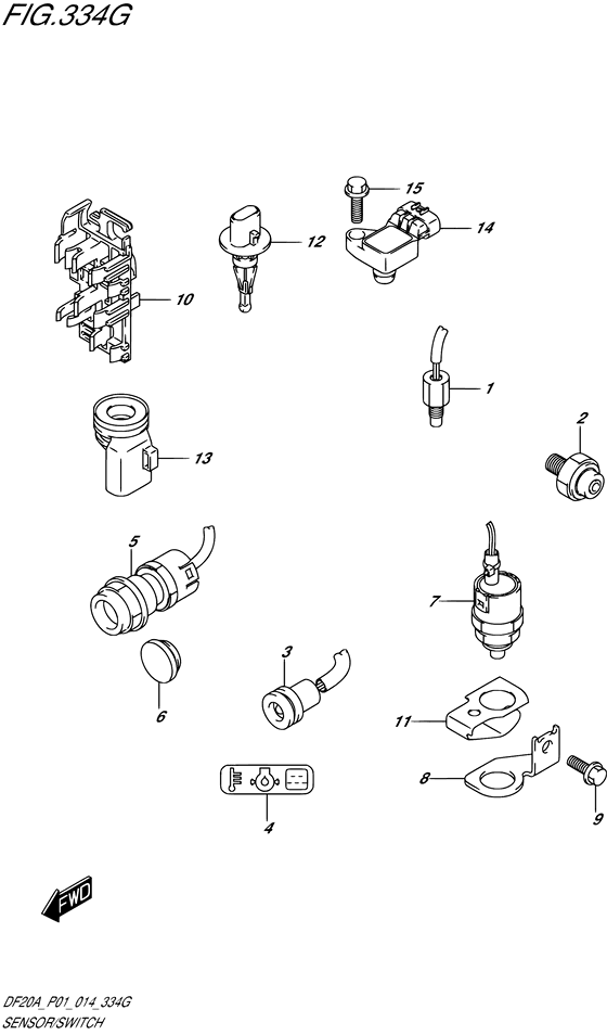 Sensor/switch ((DF20A P01))