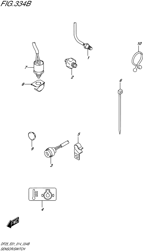 Sensor/switch ((DF25R E01))