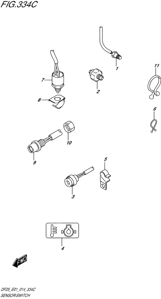 Sensor/switch ((DF25Q E01))