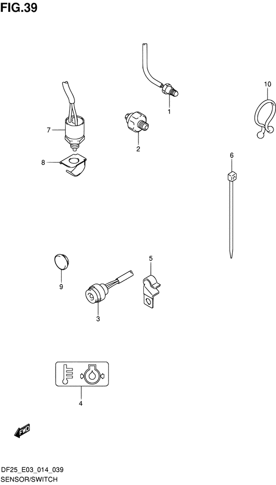 Sensor/switch ((DF25R E03))