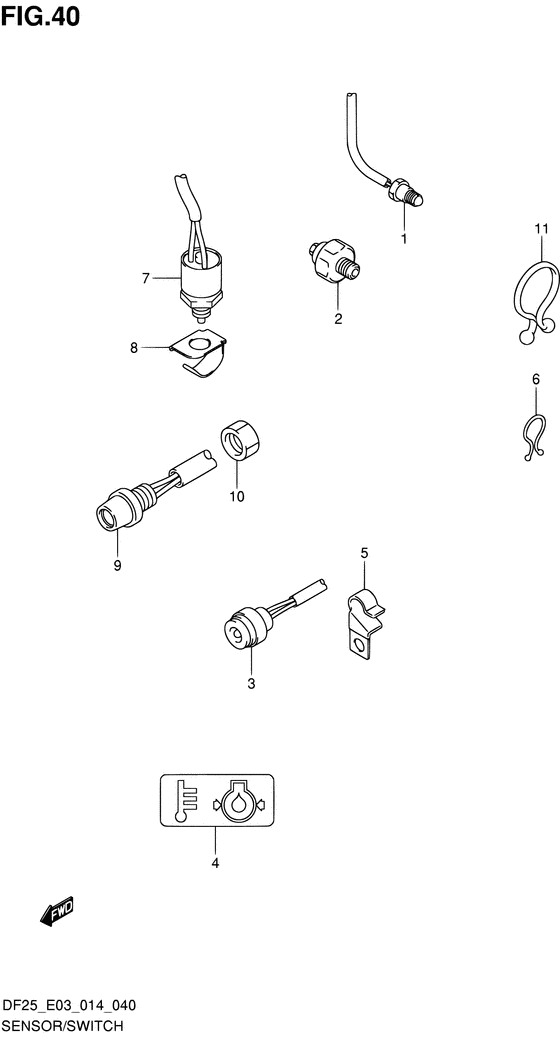 Sensor/switch ((DF25Q E03))