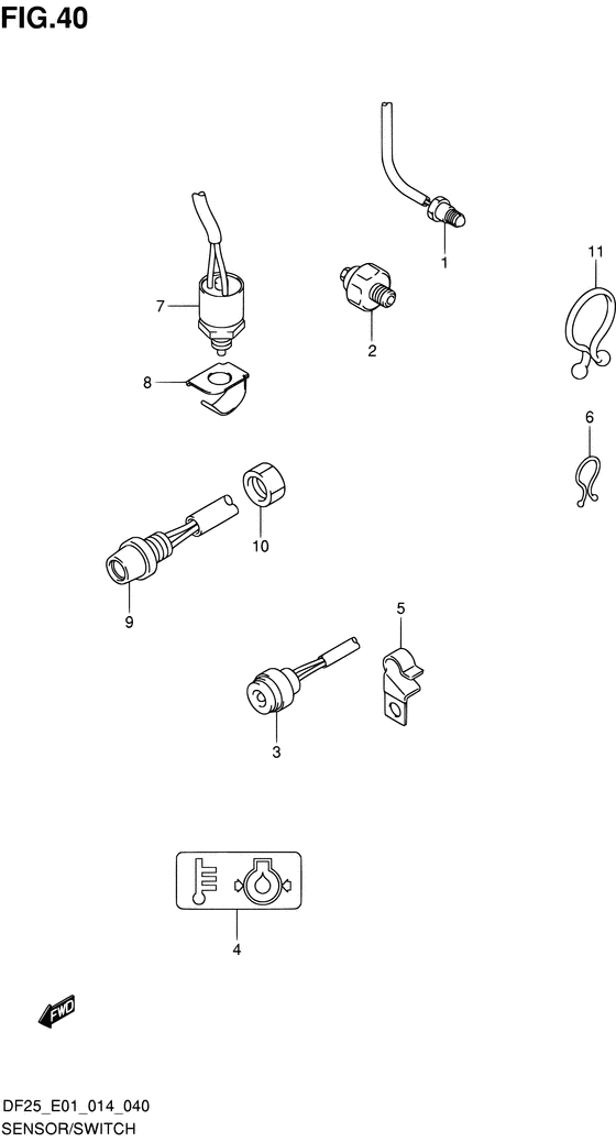 Sensor/switch ((DF25Q E01))